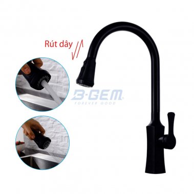 Vòi rửa chén nóng lạnh cao cấp B-Gem BG-A01