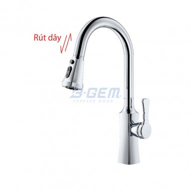 Vòi rửa chén nóng lạnh cao cấp B-Gem BG-V02