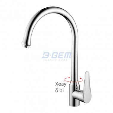 Vòi rửa chén nóng lạnh cao cấp B-Gem BG-V07