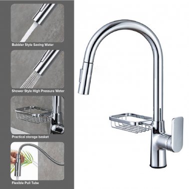 CTKM Vòi Rửa Chén Nóng Lạnh Dây Rút Cao Cấp B-Gem BG-V01