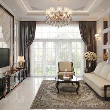 NỘI THẤT PHÒNG KHÁCH 03 - PHONG CÁCH INDOCHINE