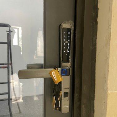 Khóa cửa thông minh ngoài trời cửa nhôm xingfa, cửa sắt Demax EL 103AG