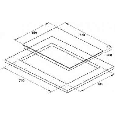 Bếp từ kết hợp điện Hafele HC-M772A 536.01.805