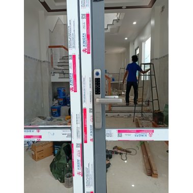 Khóa vân tay chống nước cửa nhôm xingfa, cửa sắt DEMAX EL101 SV