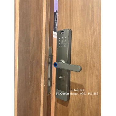 KHÓA VÂN TAY THÔNG MINH DEMAX EL628 SG / EL628 BN APP-WIFI - DÀNH CHO CỬA GỖ