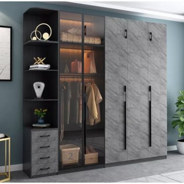 TỦ QUẦN ÁO GỖ MDF CHỐNG ẨM