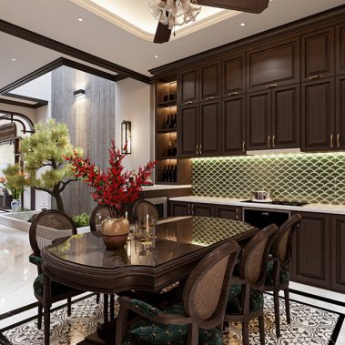 NỘI THẤT NHÀ PHỐ 12 - PHONG CÁCH INDOCHINE