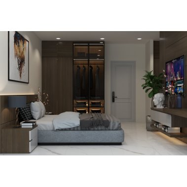 NỘI THẤT NHÀ PHỐ DIỆN TÍCH 6m x 20m - PHONG CÁCH HIỆN ĐẠI