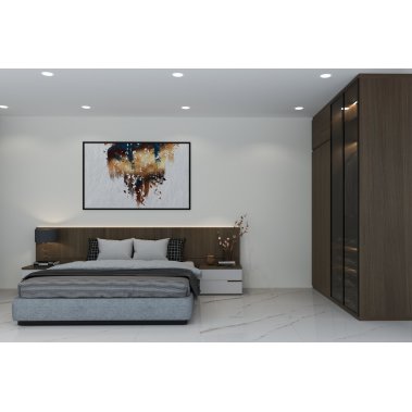 NỘI THẤT NHÀ PHỐ DIỆN TÍCH 6m x 20m - PHONG CÁCH HIỆN ĐẠI