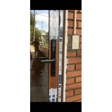 Khóa thông minh DEMAX EL-C103 SB APP chống nước dùng cho cửa nhôm, cửa sắt, inox, xingfa, cửa nhựa