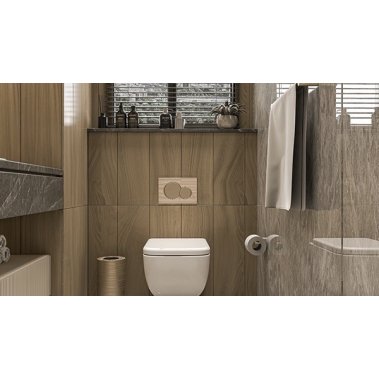 NỘI THẤT PHÒNG TẮM 02 - NHỰA PCV PHỦ MELAMINE