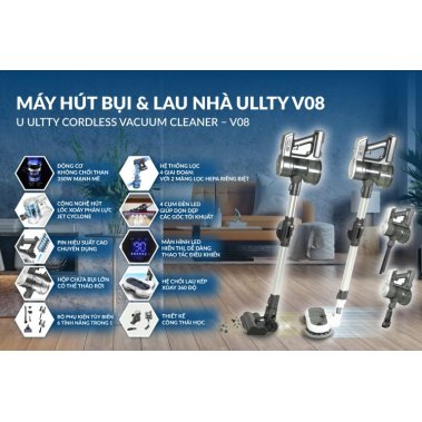 Máy Hút Bụi Và Lau Nhà U-Ultty V08 6in1