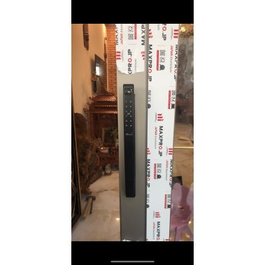 Khóa cửa nhôm xingfa nhận diện khuôn mặt Face ID 3D Demax EL902 BL APP WIFI (Màu đen)
