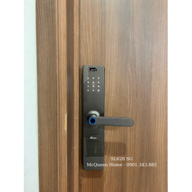 KHÓA VÂN TAY THÔNG MINH DEMAX EL628 SG / EL628 BN APP-WIFI - DÀNH CHO CỬA GỖ