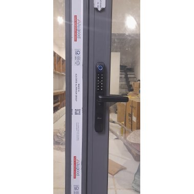 Khóa vân tay chống nước cửa nhôm xingfa, cửa sắt DEMAX EL101 BL