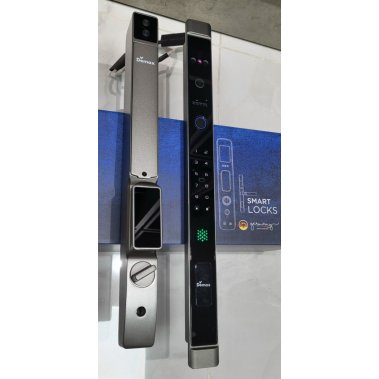 Khóa thông minh nhận diện khuôn mặt Face ID cho cửa nhôm sắt - chống nước DEMAX EL906 AG CNC APP WIF