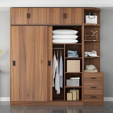TỦ QUẦN ÁO GỖ MDF CHỐNG ẨM