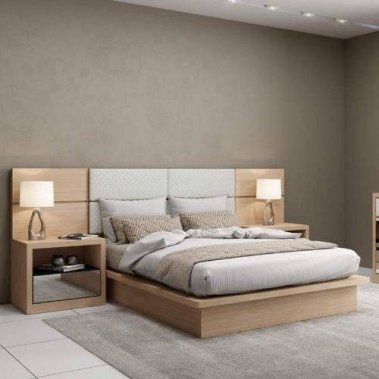 GIƯỜNG NGỦ GỖ MDF CHỐNG ẨM PHỦ MELAMINE