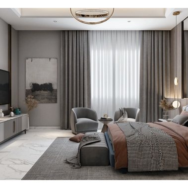 NỘI THẤT PHÒNG NGỦ 69 - GỖ MDF CHỐNG ẨM PHỦ MELAMINE VÂN GỖ
