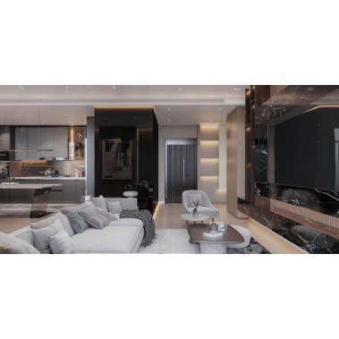 NỘI THẤT CĂN HỘ 72m²  PHONG CÁCH HIỆN ĐẠI