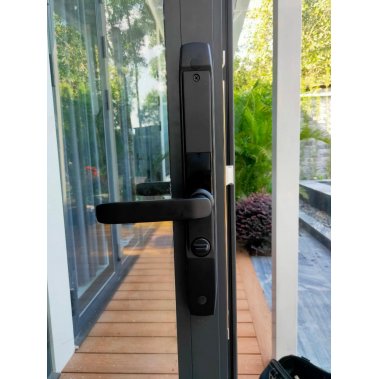 Khoá vân tay cửa nhôm, cửa đố nhỏ Laffer R1