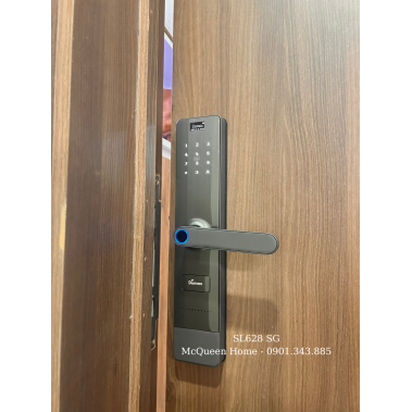 KHÓA VÂN TAY THÔNG MINH DEMAX EL628 SG / EL628 BN APP-WIFI - DÀNH CHO CỬA GỖ