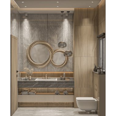 NỘI THẤT PHÒNG TẮM 02 - NHỰA PCV PHỦ MELAMINE