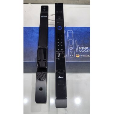 Khóa thông minh nhận diện khuôn mặt Face ID cửa nhôm sắt DEMAX EL908 AG CNC APP WIFI - chống nước