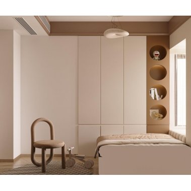 NỘI THẤT PHÒNG NGỦ 62 - GỖ MDF CHỐNG ẨM SƠN MÀU