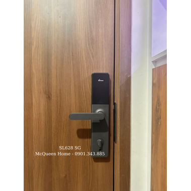 KHÓA VÂN TAY THÔNG MINH DEMAX EL628 SG / EL628 BN APP-WIFI - DÀNH CHO CỬA GỖ