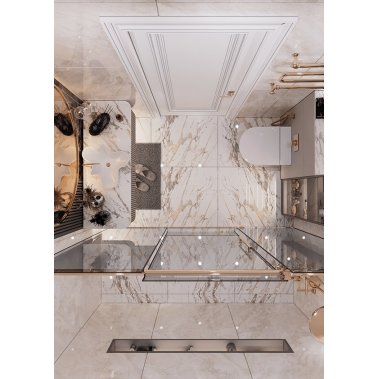 NỘI THẤT PHÒNG TẮM 08 - NHỰA PVC PHỦ MELAMINE MÀU XÁM