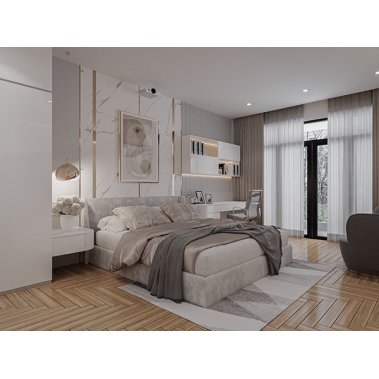 NỘI THẤT PHÒNG NGỦ 63 - PHONG CÁCH HIỆN ĐẠI TONE MÀU TRẮNG