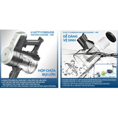 Máy Hút Bụi Và Lau Nhà U-Ultty V08 6in1