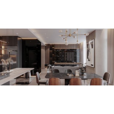 NỘI THẤT CĂN HỘ 72m²  PHONG CÁCH HIỆN ĐẠI