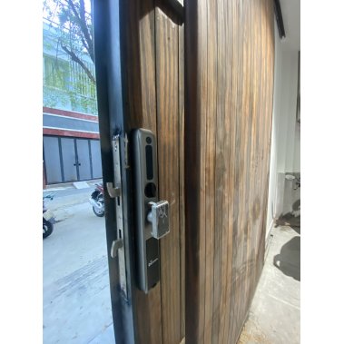 Khóa vân tay chống nước cửa nhôm xingfa, cửa sắt DEMAX EL606 SD APP - Cửa Lùa