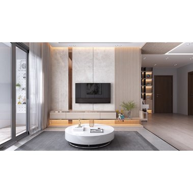 NỘI THẤT PHÒNG KHÁCH 27 - GỖ MDF PHỦ MELAMINE 
