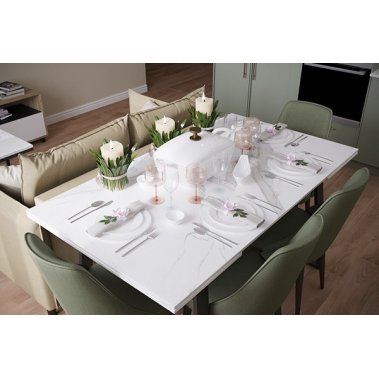 TỦ BẾP 134 CÁNH PHỦ MELAMINE TRĂNG XÁM