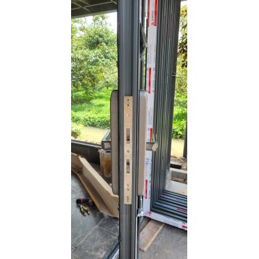 Khóa vân tay chống nước cửa nhôm xingfa, cửa sắt DEMAX EL101 SV