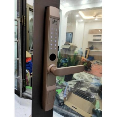 Khoá vân tay cửa nhôm, cửa đố nhỏ Laffer R1