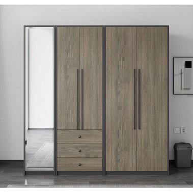 TỦ QUẦN ÁO GỖ MDF CHỐNG ẨM