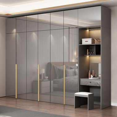 TỦ QUẦN ÁO GỖ MDF CHỐNG ẨM
