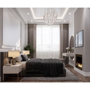 NỘI THẤT PHÒNG NGỦ 58 - PHÒNG NGỦ TONE MÀU TRẮNG XÁM