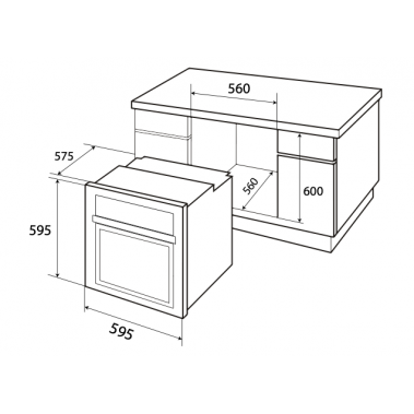 LÒ NƯỚNG ÂM TỦ KF-901
