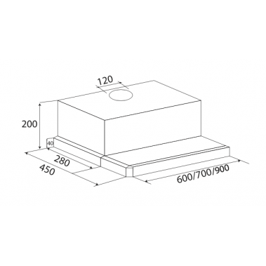 MÁY HÚT MÙI ÂM TỦ KF-TL600/ TL700/ TL800/ TL900