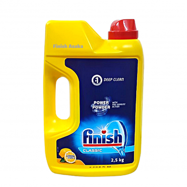 Bột rửa chén Finish Dishwasher Power Powder Lemon 2,5 kg PTT017384 - hương chanh