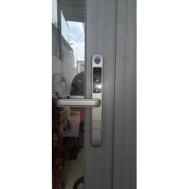 Khóa vân tay chống nước cửa nhôm xingfa, cửa sắt DEMAX EL101 SV - APP WIFI