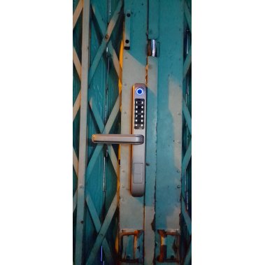Khóa vân tay chống nước cửa nhôm xingfa, cửa sắt DEMAX EL101 SV - APP WIFI