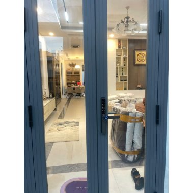 Khóa Thông Minh Cửa Nhôm Demax EL599 LUX AG - Mở Vân Tay, Chống Nước - Công nghệ Đức