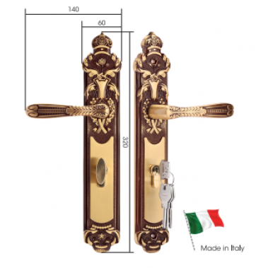 Khóa cửa chính CLK306 BRASS