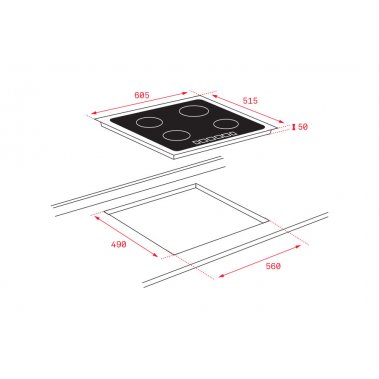 Bếp từ Teka IT 6350 iKNOB 10210183